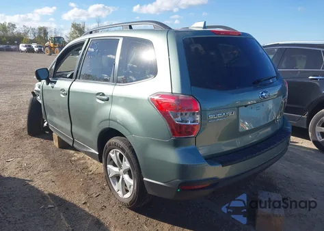 2016 Subaru Forester 2.5I из США, поврежденный, VIN JF2SJABC2GH567827